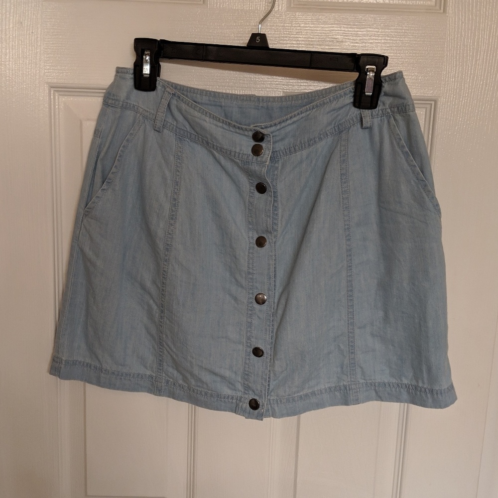 Chambray skirt
